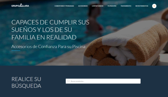 Piscinas Lara lanza su nueva página web con una calculadora de cobertores de piscina a medida