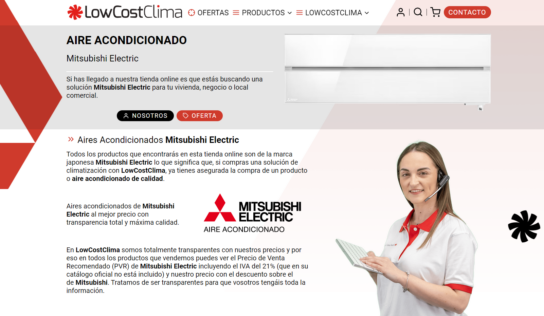 LowCostClima renueva su web y lanza descuentos por Black Friday