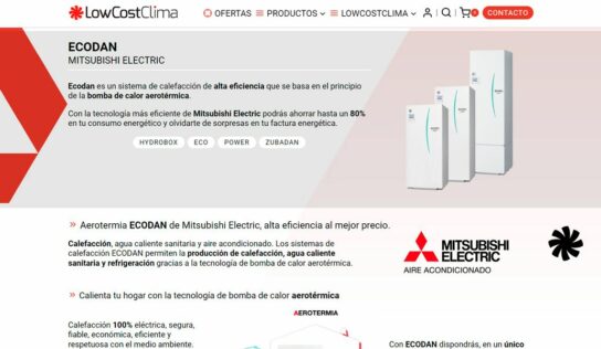 La aerotermia Ecodan de Mitsubishi Electric: la opción eficiente y sostenible para ahorrar hasta un 80% en la factura energética