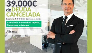 Repara tu Deuda cancela 39.000€ en Alicante (Comunidad Valenciana) con la Ley de Segunda Oportunidad