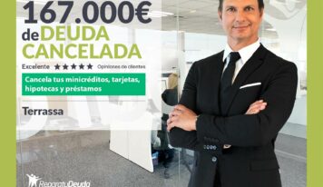 Repara tu Deuda Abogados cancela 167.000€ en Terrassa (Barcelona) con la Ley de Segunda Oportunidad