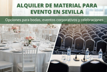 Alquileres Alemán: qué opciones existen de material para eventos en Sevilla y cómo elegir la más adecuada