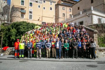 El COACM refuerza su Agrupación de Emergencias con la participación en el simulacro del PRICAM en Cuenca